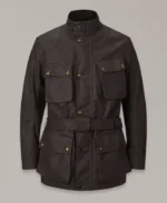Men's Waxed Cotton Trial Master Motorcycle Jacket | Trendy Leather Jackets
