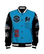 Miami Marlins MLB 2023 Varsity Jacket | Trendy Leather Jackets
