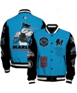 Miami Marlins MLB 2023 Varsity Jacket | Trendy Leather Jackets