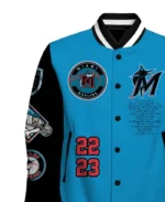 Miami Marlins MLB 2023 Varsity Jacket | Trendy Leather Jackets