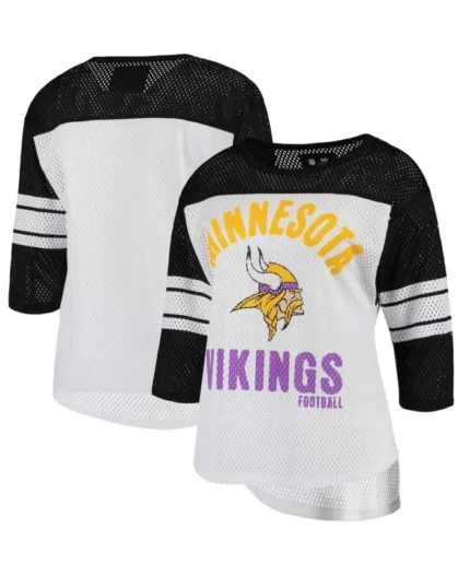 Minnesota Vikings First Team Mesh T-Shirt | Trendy Leather Jackets