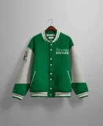 Mitchell & Ness Diana Eagles Varsity Jacket | Trendy Leather Jackets