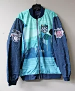 MLB 2023 Seattle Mariners Zip up poly jacket | Trendy Leather Jackets