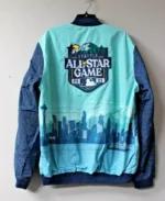 MLB 2023 Seattle Mariners Zip up poly jacket | Trendy Leather Jackets