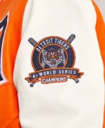 MLB 2024 Tigers Detroit Pro Standard Varsity Jacket | Trendy Leather Jackets