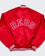 MLB 80s Cincinnati Reds Bomber Jacket | Trendy Leather Jackets