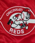 MLB 80s Cincinnati Reds Bomber Jacket | Trendy Leather Jackets