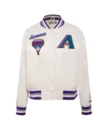 MLB Arizona Diamondbacks Retro Classic Satin Jacket | Trendy Leather Jackets