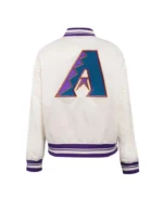 MLB Arizona Diamondbacks Retro Classic Satin Jacket | Trendy Leather Jackets