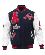 MLB Atlanta Braves Mashup Varsity jacket | Trendy Leather Jackets