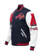 MLB Atlanta Braves Mashup Varsity jacket | Trendy Leather Jackets