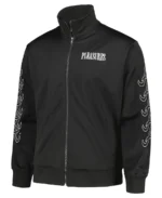 MLB Atlanta Braves Pleasures Pitcher Track Jacket | Trendy Leather Jackets