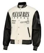 MLB Atlanta Braves PLEASURES Varsity Jacket | Trendy Leather Jackets