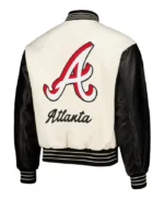 MLB Atlanta Braves PLEASURES Varsity Jacket | Trendy Leather Jackets