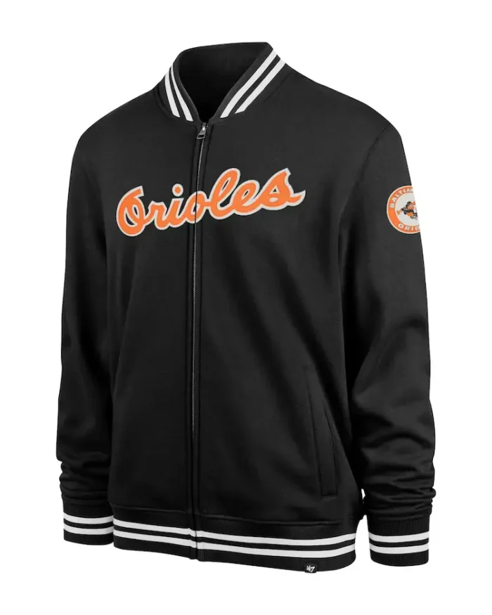 MLB Baltimore Orioles '47 Camden Track Jacket | Trendy Leather Jackets