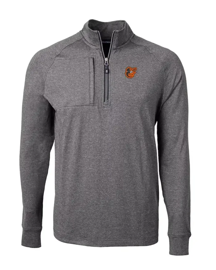MLB Baltimore Orioles Adapt Eco Stretch Pullover Jacket | Trendy Leather Jackets