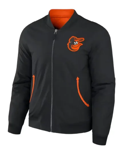 MLB Baltimore Orioles Darius Rucker Reversible Bomber Jacket | Trendy Leather Jackets