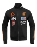 MLB Baltimore Orioles Fast Lane Track Jacket | Trendy Leather Jackets