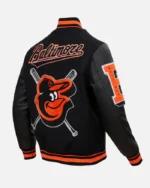 MLB Baltimore Orioles Mashup Varsity Jacket | Trendy Leather Jackets