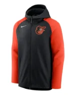 MLB Baltimore Orioles Nike Black Raglan Performance Hoodie | Trendy Leather Jackets