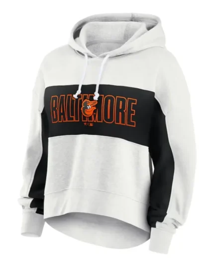 MLB Baltimore Orioles Oatmeal Up For It Pullover Hoodie | Trendy Leather Jackets