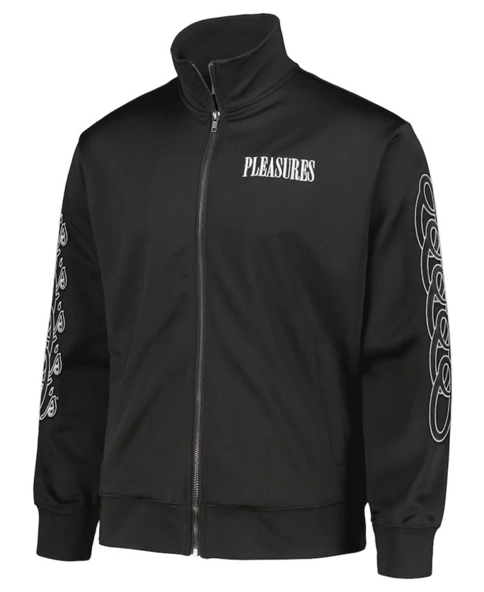 MLB Baltimore Orioles Pleasures Pitcher Track Jacket | Trendy Leather Jackets