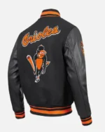 MLB Baltimore Orioles Retro Classic Wool Varsity Jacket | Trendy Leather Jackets