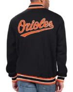 MLB Baltimore Orioles Starter Black Secret Weapon Jacket | Trendy Leather Jackets