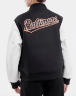MLB Baltimore Orioles Wool Varsity Jacket | Trendy Leather Jackets