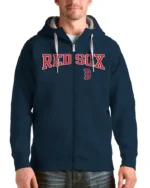 MLB Boston Red Sox Antigua Victory Hoodie Jacket | Trendy Leather Jackets