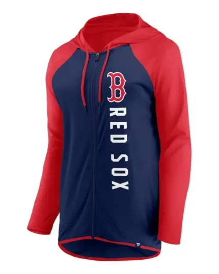 MLB Boston Red Sox Forever Fan Hoodie Jacket | Trendy Leather Jackets
