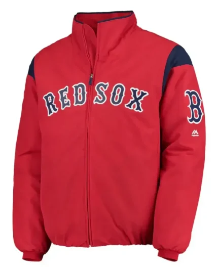 MLB Boston Red Sox Majestic On-Field Jacket | Trendy Leather Jackets