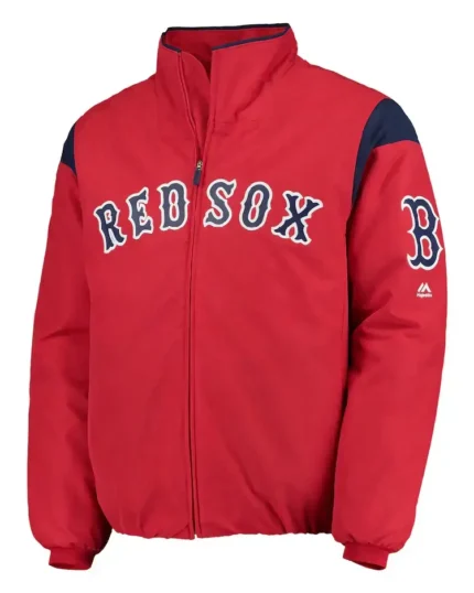 MLB Boston Red Sox Majestic On-Field Jacket | Trendy Leather Jackets