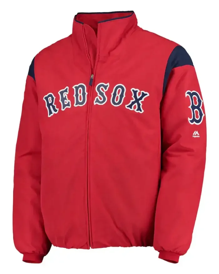 MLB Boston Red Sox Majestic On-Field Jacket | Trendy Leather Jackets