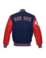 MLB Boston Red Sox Red and Blue varsity Jacket | Trendy Leather Jackets