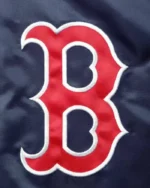 MLB Boston Red Sox Reliever Raglan Satin Jacket | Trendy Leather Jackets
