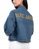 MLB Carl Banks Toronto Blue Jays Victory Denim Jacket | Trendy Leather Jackets