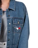 MLB Carl Banks Toronto Blue Jays Victory Denim Jacket | Trendy Leather Jackets