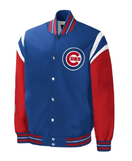 MLB Chicago Cubs G-III Sports Carl Banks Royal Varsity Jacket | Trendy Leather Jackets