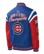 MLB Chicago Cubs G-III Sports Carl Banks Royal Varsity Jacket | Trendy Leather Jackets