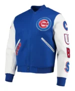 MLB Chicago Cubs Pro Standard White Varsity Jacket | Trendy Leather Jackets