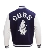 MLB Chicago Cubs Retro Varsity Jacket | Trendy Leather Jackets