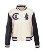 MLB Chicago Cubs Retro Varsity Jacket | Trendy Leather Jackets