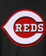 MLB Cincinnati Reds JH Design Black / Red Poly Twill Jacket | Trendy Leather Jackets