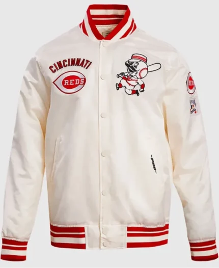 MLB Cincinnati Reds Retro Classic Rib Jacket | Trendy Leather Jackets