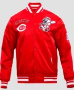 MLB Cincinnati Reds Retro Classic Rib Jacket | Trendy Leather Jackets