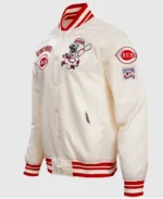 MLB Cincinnati Reds Retro Classic Rib Jacket | Trendy Leather Jackets