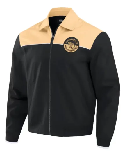 MLB Cleveland Guardians Darius Rucker Canvas Bomber Jacket | Trendy Leather Jackets