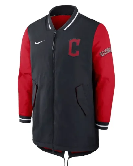 MLB Cleveland Guardians Nike Authentic Dugout Jacket | Trendy Leather Jackets