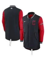 MLB Cleveland Guardians Nike Authentic Dugout Jacket | Trendy Leather Jackets
